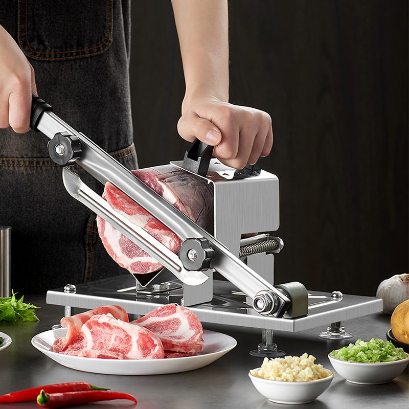 Fruit Roll Up - GIANXI Schweine-Bauch-Gemüseschneider, gefrorenes Fleisch, Prozessor, Schneidemaschine,