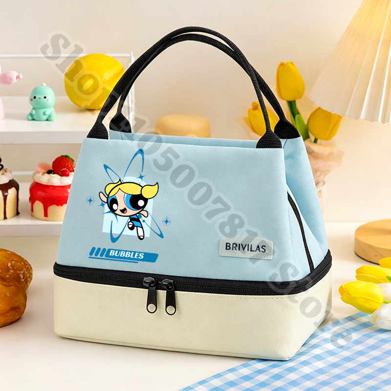 Food Z - Kawaii The Powerpuff Girls Anime Lunch-Tasche