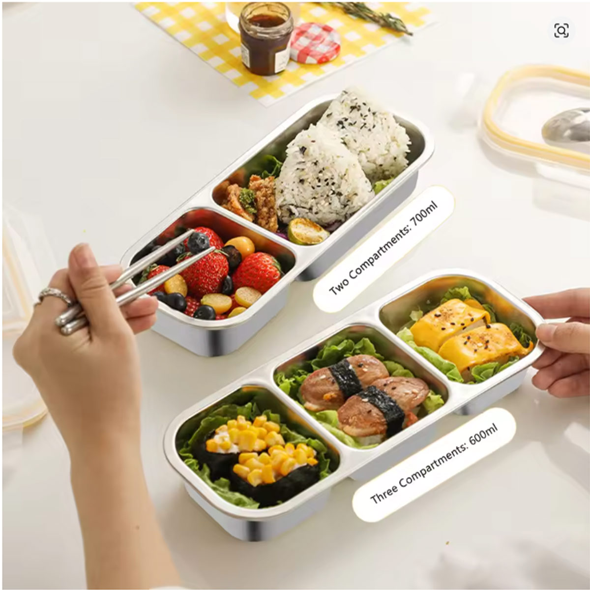 304 Edelstahl 3-Fach Unterteil – Food Snacks For Weight Loss Bewertung und Preis