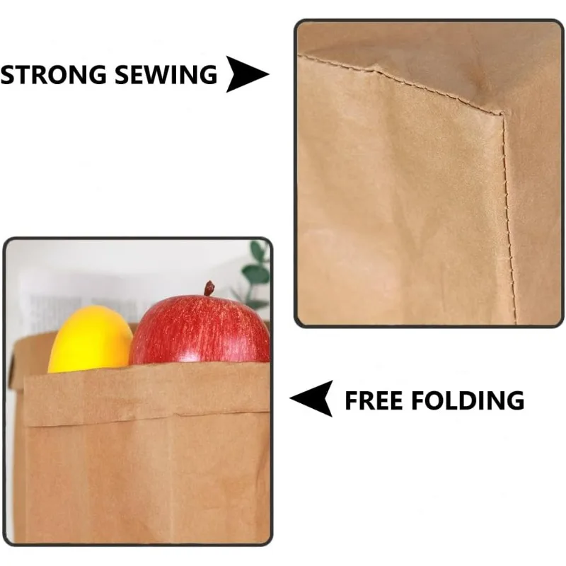 Gewaschene Kraftpapiertüten 3  – Food Grocery Snacks Bewertung und Preis