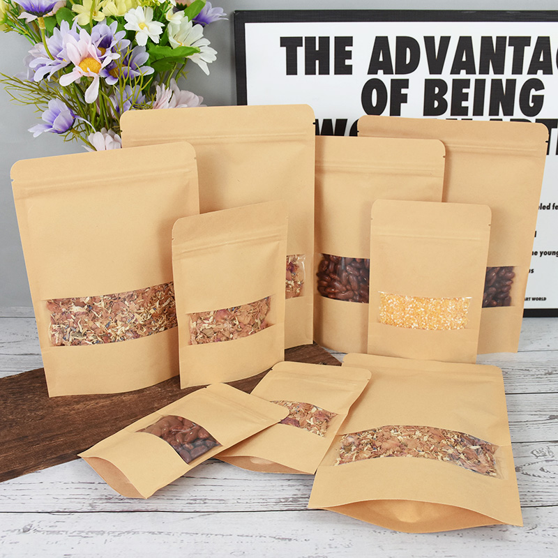 20/50 stücke Kraft Papier Zip- – Food Z Bewertung und Preis