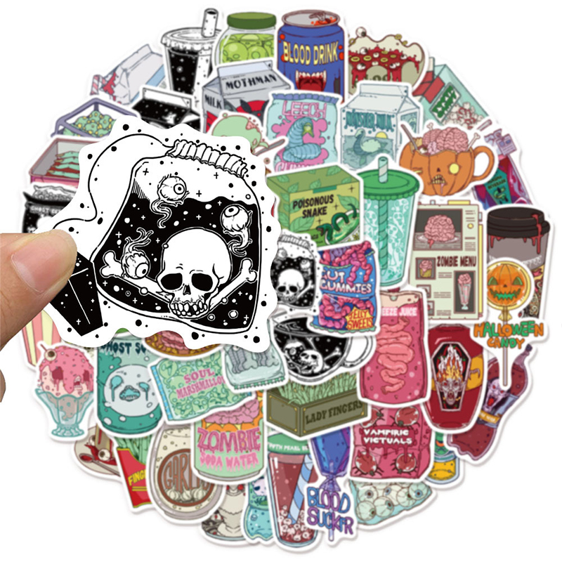 50 Stück Wasserdichte Vinyl-Zo – Zombie Snacks Bewertung und Preis