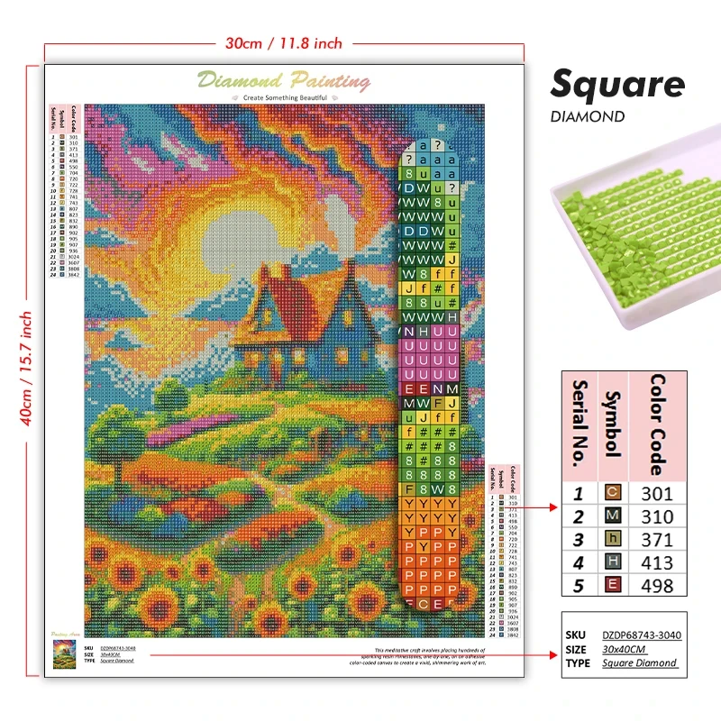 5D DIY Diamantmalerei-Set Exqu – Fruit Roll Up Bewertung und Preis
